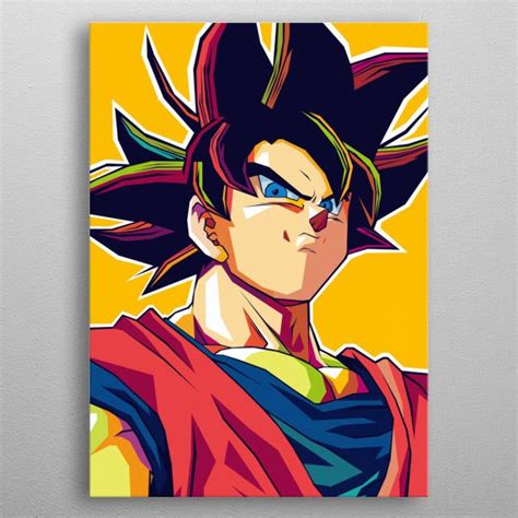 Goku Dragonball Poster By Ardi Arumansah Displate Art Pop Seni