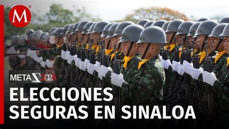 Despliegan operativo de más de 3 mil elementos de seguridad en Sinaloa