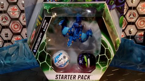 Bakugan Geogan Rising Aquos Serpillious Ultra Starter Pack Unboxing