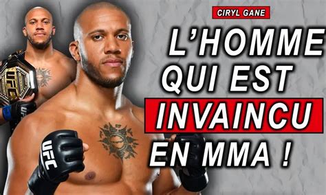 De Vendeur De Meuble Champion De Mma Lhistoire De Ciryl Gane Le