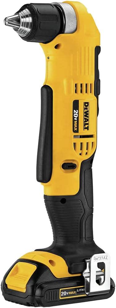 DEWALT DCD740C1 MAX kit de taladro de ángulo derecho compacto batería