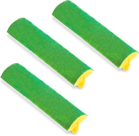 Libman Nitty Gritty Roller Mop Refills Green And Yellow 3 Pack