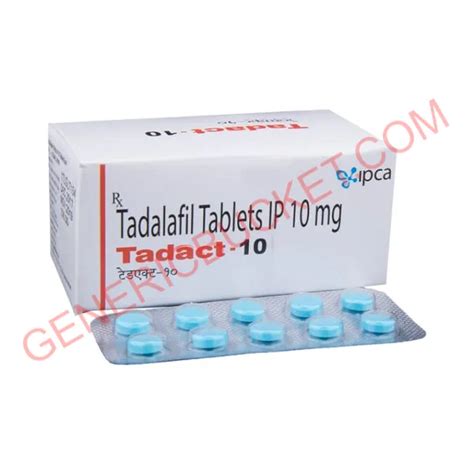 Tadact 10 MG Tablet | Tadalafil (10mg) | USA 5 TO 7 Days Delivery