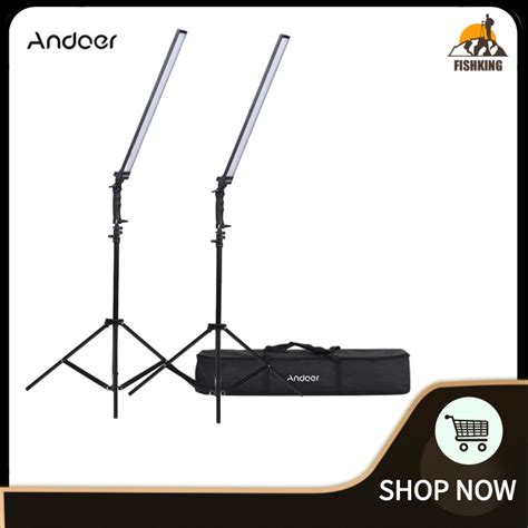 Andoer Photography Studio Led Lighting Kit Dimmable Led Video Light