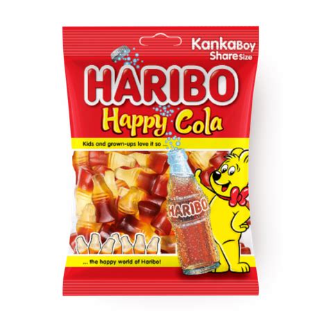 Мармелад жевательный Happy Cola Haribo, 80 г — купить с доставкой из ...