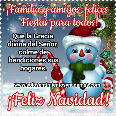 Familia Y Amigos Felices Fiestas Para Todos Solo Sentimientos Y