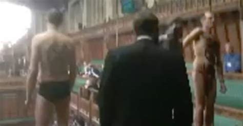 Video Naked Truth Protesters Cause Stir In Brexit Debate