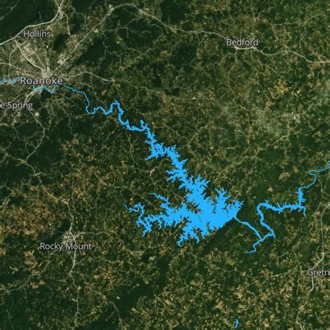 Exploring Smith Mountain Lake Fishing Map In 2023 Las Vegas Strip Map