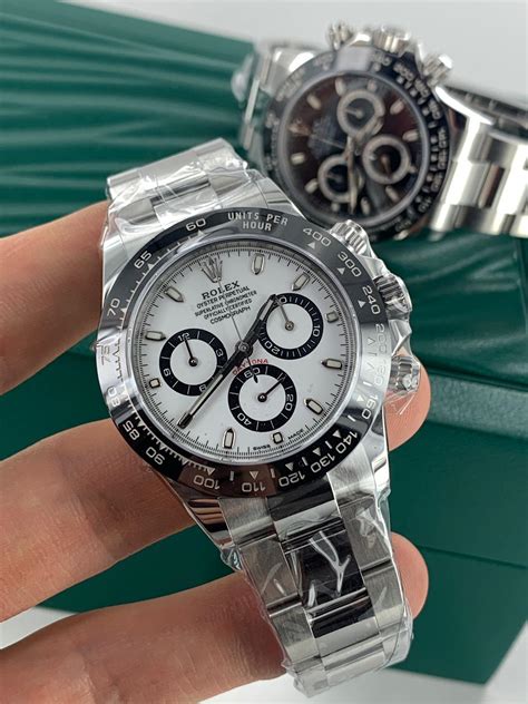 ROLEX COSMOGRAPH DAYTONA CERAMIC BEZEL WHITE DIAL 116500LN - Carr Watches