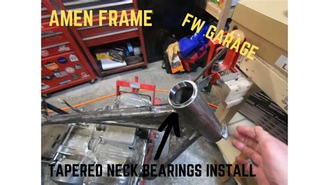 Amen Savior Frame Tapered Neck Bearings Installation Amen Cb750 E 11