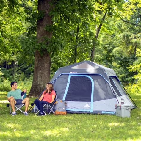 Ozark Trail 6 Person Dark Rest Instant Cabin Tent Tents Sales