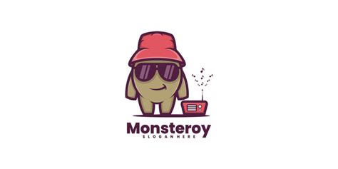 Monster Cartoon Logo Design 271744 Templatemonster