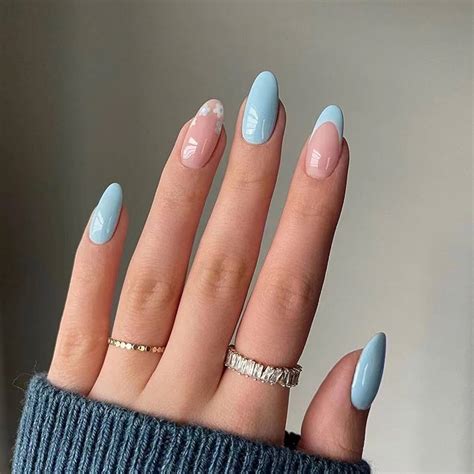 Best Baby Blue Almond Nails You Must Try This Year