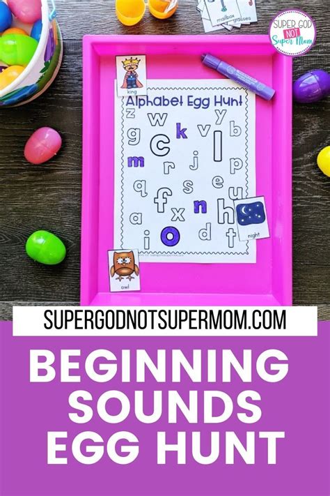 Easter Beginning Sounds Egg Hunt