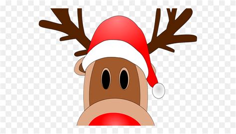 Reindeer Face - Reindeer Face Clipart - FlyClipart