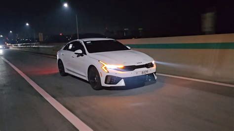 Us Spec Kia K Gt Line Captured In The Wild Korean Car Blog