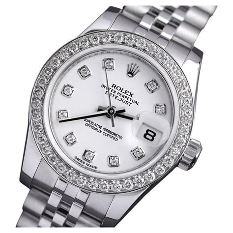 Rolex Lady Datejust Orologio In Acciaio Inossidabile Con Quadrante