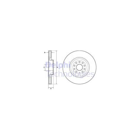 Delphi Bremsenset Vorne Bremsscheiben Mm Bel Ge F R Audi A