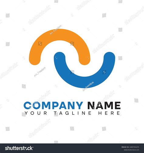 Semi Circle Logo Design Template Logo Stock Vector (Royalty Free ...