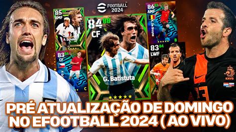 eFootball 2024 DOMINGUEIRA de PRÉ ATUALIZAÇÃO e RESENHA Epic