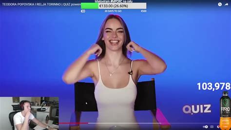 Choda Reakcija Na Video TEODORA POPOVSKA I RELJA TORINNO QUIZ YouTube