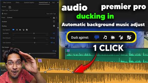 Audio Ducking Premiere Pro Audio Ducking Auto Ducking In Premiere