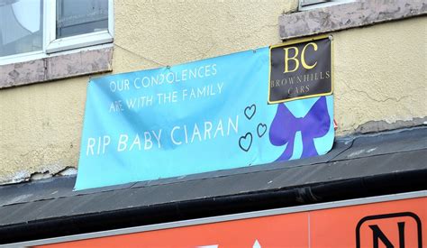 Crowds line Brownhills High Street to pay respects to baby Ciaran ...