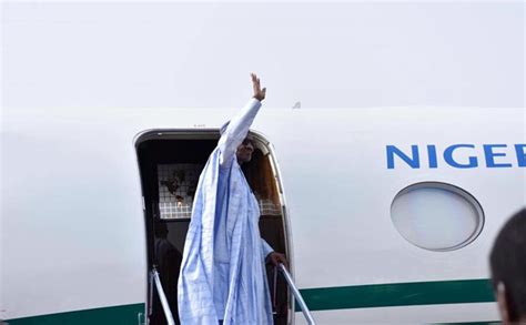 Buhari Returns To Abuja After Working Visit To Lagos Punch Newspapers