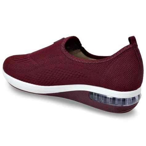 Tenis Modare Feminino Casual Esporão Fascite Joanete Sem Cadarço Slip