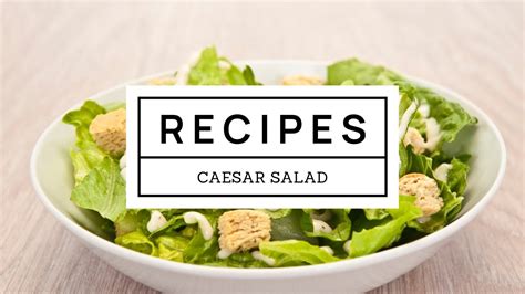 Plant Based Recipe Caesar Salad Youtube