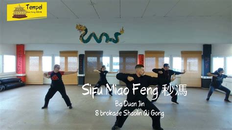 Ba Duan Jin Brokade Shaolin Qi Gong Youtube