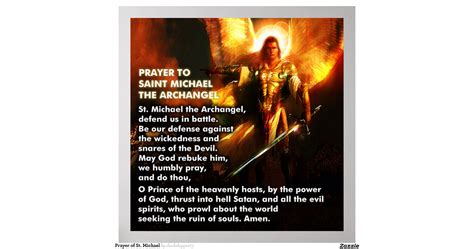 Prayer To St Michael Printable