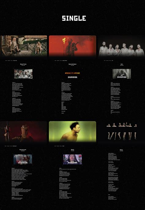 Rammstein Albums&Single on Behance