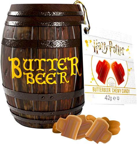 Jelly Belly Harry Potter Butterbeer Barrel Tin Gluten Free Chewy Candies Dairy And Fat Free