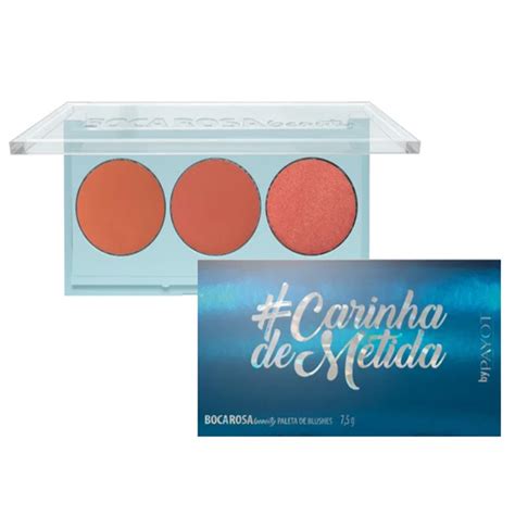 Paleta De Blush Carinha De Metida Boca Rosa Beauty Unidade