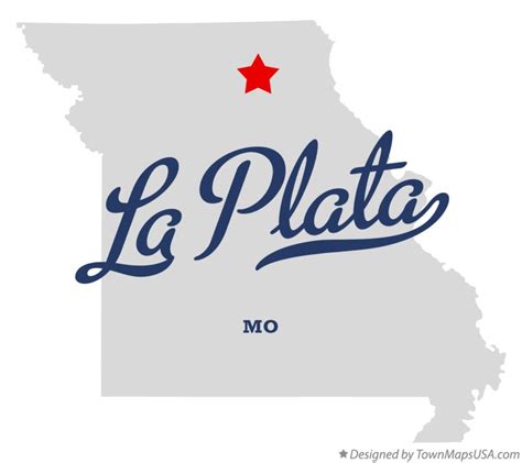 Map of La Plata, MO, Missouri