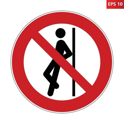 Do Not Lean Against Wall Royalty Free Images Stock Photos Pictures