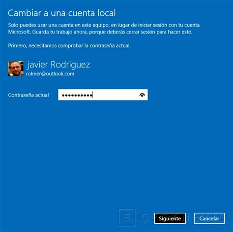 Cómo Pasar De Una Cuenta Microsoft A Local En Windows 10 Sin Perder Datos