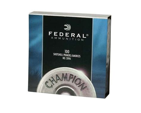 Federal 100 Champion Small Pistol Primers 1000 Total Packed 10 Boxes