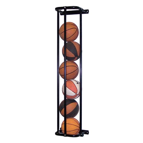 Ball Rack Wall Mounted Stackmaster™ Single 8 Basketballs