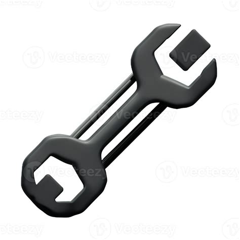 wrench 3d rendering icon illustration 29351986 PNG