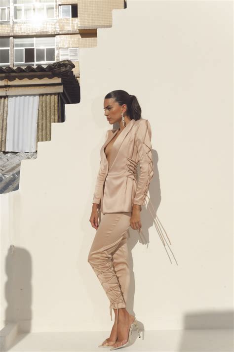 Blazer Leandra Nude Voga Brand