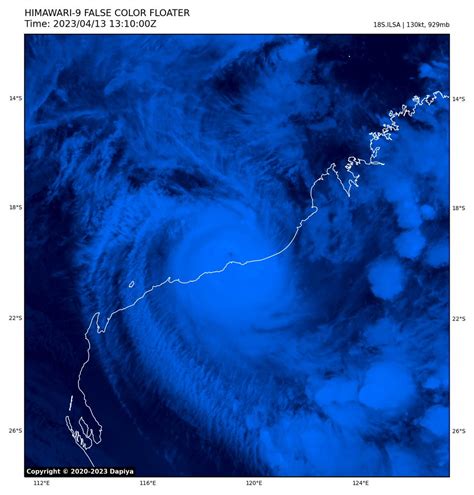 IPTCWC On Twitter Super Cyclone ILSA Advisory 11 Observation