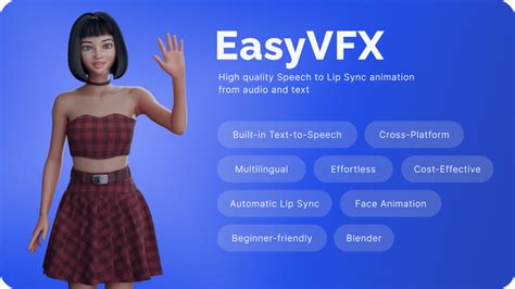 EasyVFX Lip Sync Plugin For Blender Blender Market