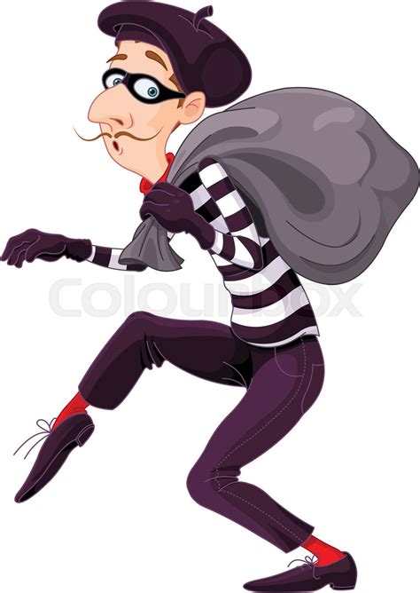 Burglar Stock Vector Colourbox