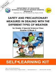 Negor Q Science Slkweek V Ssc Pdf Safety And Precautionary