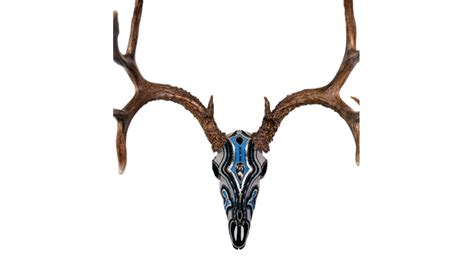 Mule Deer Skull Beaded Skull Art Silver Mule Muley Custom Wester Art