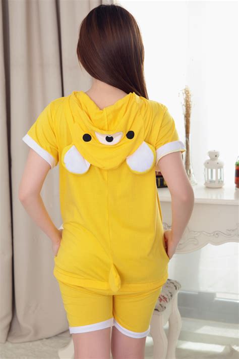 Adult Cartoon Cotton Unisex Rilakkuma Summer Onesie Anime Kigurumi