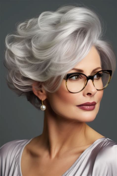 Elegant Hairstyles For Women Over With Glasses Womens