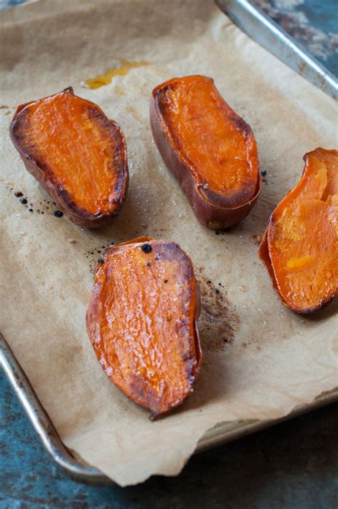 Oven Roasted Sweet Potato Halves Oven Roasted Sweet Potatoes Sweet